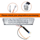 LED Headlight Bar for Club Car Precedent 2004 and Newer Electric and Gas Models