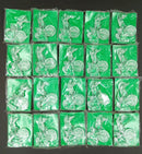 Energizer Bunny Collection of 20 Vintage 1992 Clear Plastic Evergreen Ornaments
