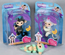 Fingerlings Baby Monkeys Collection by WowWee - 2 New Finn & Sophia, 1 Pre-owned Zoe