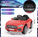 Mercedes-Benz 12V Red Ride-On Car for Kids with MP3 and USB Connectivity
