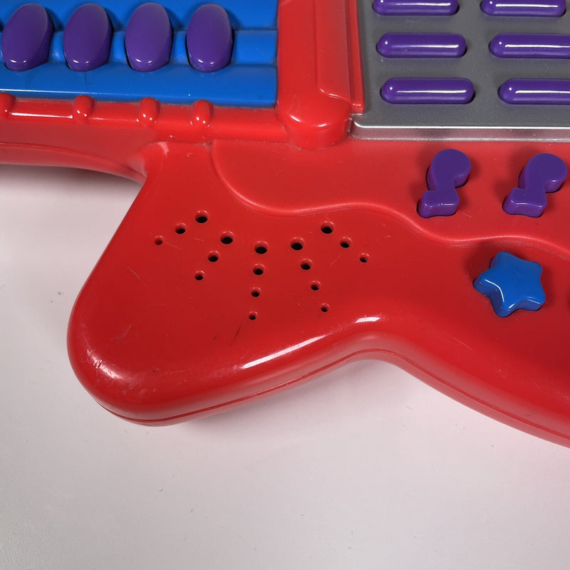 Red Spin Master Musical Guitar Toy 2003