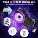 Set of 2 24V RS555 40000RPM Motor Gearbox for Electric Ride-On Vehicle Wheels