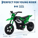 24V Electric Dirt Bike for Kids with 350W Motor - 13 MPH Ride-On Motorcycle