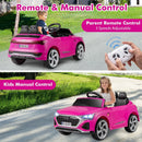INFANS Pink Audi SQ8 Ride-On Vehicle for Ages 3 and Up