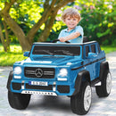 12V Mercedes-Benz Licensed Kids Ride-On Car with Remote Control and Trunk - Navy