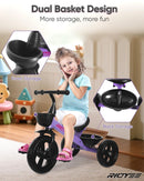 RIDYEE Kids' Tricycle for Ages 1.5 to 5 Years
