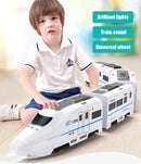 Illuminated High-Speed Train Set with Sound Features for Children – Railway Playtime Model