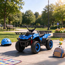 Blue Electric ATV Ride-On Toy for Boys Aged 3-8 Years