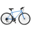 26-Inch Blue Mountain Bike with 6-Speed and Versatile Rubber Tires