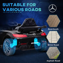 12V Licensed Mercedes-Benz AMG GTR Ride-On Car for Kids with Remote Control, Black