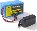 24V 10Ah Lithium Battery with 29.4V 1A Charger for Children's Ride-On Toys, Single Unit