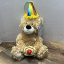 Birthday Bear Plush Cupcake LED Light Fan with Beatles Tunes