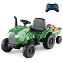 Dual Function Kids Ride-On Tractor 12V Battery Operated Toy Car with Remote Control