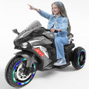 Grey 12V Electric Motorcycle for Kids with USB MP3 – Perfect Gift for 3-4 Year Olds