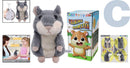 Interactive Laughing Hamster Plush Toy for Kids Ages 3 and Up - Voice Mimicking Fun