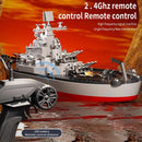 GoolRC 1:390 Remote Control Military Battleship with 2.4GHz Technology and Dual Battery System