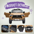 Lexus GX550 24V Kids Electric Ride-On Car with 2 Seats, Parental Control, LED Lights, and Bluetooth