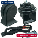 NEOGET 128dB Dual-Tone Automotive Horn Set with 1-to-2 Splitter