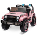12V Remote Control Kids Ride-On Truck with Dual 35W Motors and LED Lights