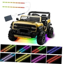 Customizable LED Light Strips for Kids' Electric Cars