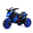 12V Battery Operated Kids' Ride-On Motorcycle with Illuminated Wheels