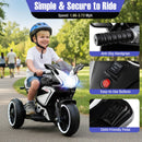 Battery-Powered Mini Electric Motorcycle for Kids with LED Lights
