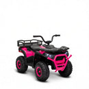 Pink 12V Kids ATV 4-Wheeler with 4 Spring Suspension and LED Lights