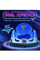 Glow Light-Up Bumper Car Ride-On Toy with 360 Spins for Kids Aged 3 and Up