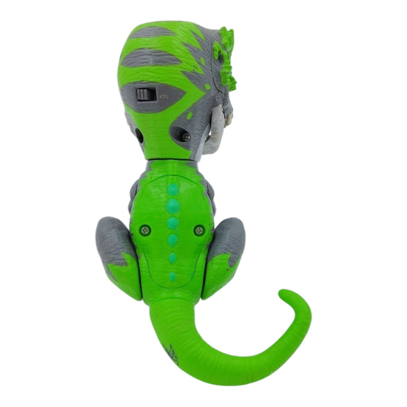 Interactive Untamed Ferocious T-Rex Fingerlings Toy in Green with Tracker