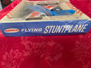 Remco 1965 Electronic Flying Stunt Plane Toy with Box - Untested Battery Operated