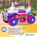 Kid Trax Royal Princess 6V Ride-On Toy for Toddlers - Perfect for Indoor and Outdoor Fun