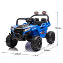 12V 2WD Electric UTV for Kids with 4 Wheel Suspension and Remote Control, Speeds of 1.86-3.11MPH for Ages 3-5
