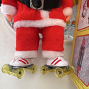 Jolly Skating Santa Battery-Powered Christmas Toy 1987