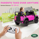 Pink Licensed Land Rover Off-Road Electric Ride-On Car for Kids