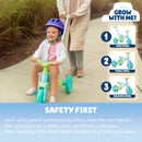 Dynacraft Bluey 3-in-1 Tricycle with Parental Push Handle for Ages 18 Months to 4 Years