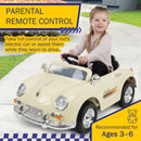 Remote Control Ride-On Car for Kids - Classic Electric Vehicle - 6V Battery