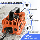 48V 15A Battery Charger for Club Car Precedent & DS with 3-Pin Round Connector