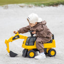 Caterpillar Kids Ride-On Excavator with Swiveling Digging Bucket and Storage