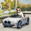 White BMW Electric Ride-On Car for Kids with Remote Control