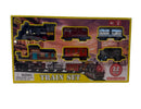 Battery-Powered Train Set with 22 Pieces, Lights & Sounds, Designed for Ages 3+ by Huajun Toys