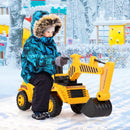 Children's Ride-On Excavator Truck Toy with Functional Shovel and Engine Sounds