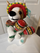Holiday Chihuahua Plush Toy with Maracas - 13" Animated Macarena Dog