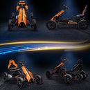 Electric 12V Go Kart for Kids with Speed Control, Orange