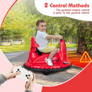 12V Electric Kids Bumping Car with Remote Control, 360° Spin, Safety Belt, and LED Lights