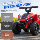 Red 4-Wheeler Battery Powered ATV Ride-On Toy for Kids and Toddlers