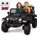 24V 7Ah 2-Passenger All-Terrain Electric Ride-On Car for Children | 4×75W Motors & Speeds of 1.9–4.4 mph