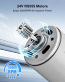 RS555 High-Speed 18V 24V Electric Motors, 2 Pack for Power Wheel Enhancement