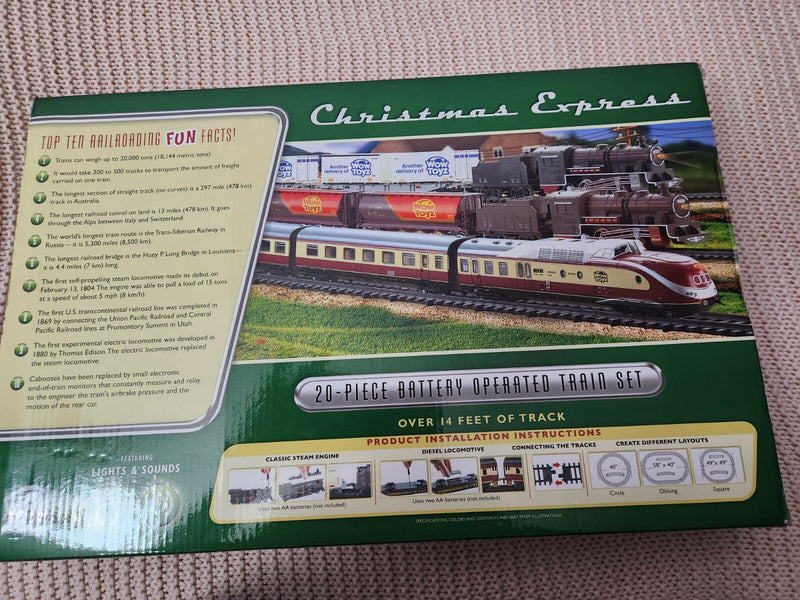 20-Piece Battery Operated Classic Train Set with Rails