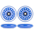 Wiggle Car Wheel Replacement Set - 2 Front & 2 Rear Polyurethane Wheels, ABEC-9