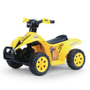Monster Jam 6V Kids ATV Quad - Safe and Powerful Ride-On Toy with Rechargeable Battery
